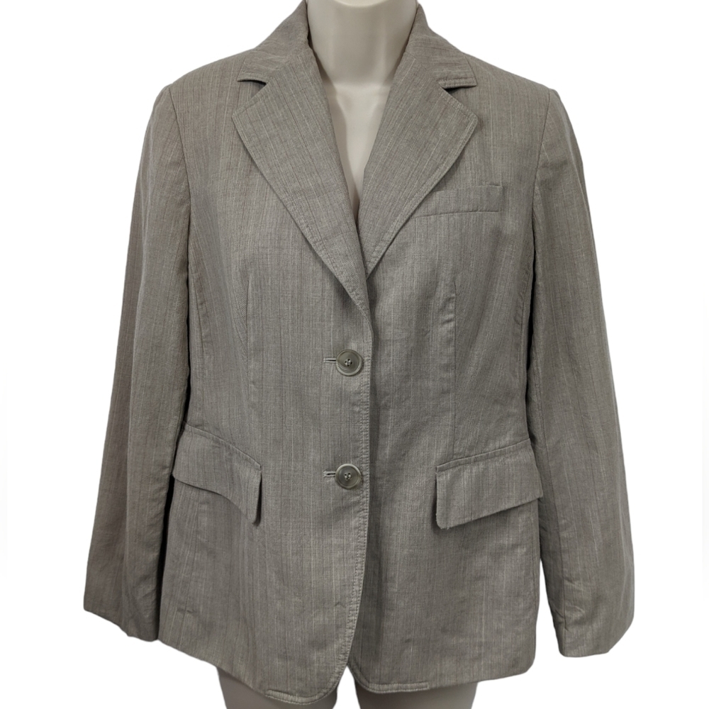 Loft Wool Blend Tweed Blazer Sz 6P